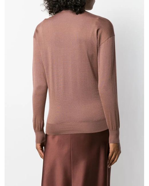Tom Ford Brown Roll Neck Fine Knit Jumper