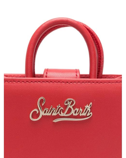 Mc2 Saint Barth Red Shop Bag Micro