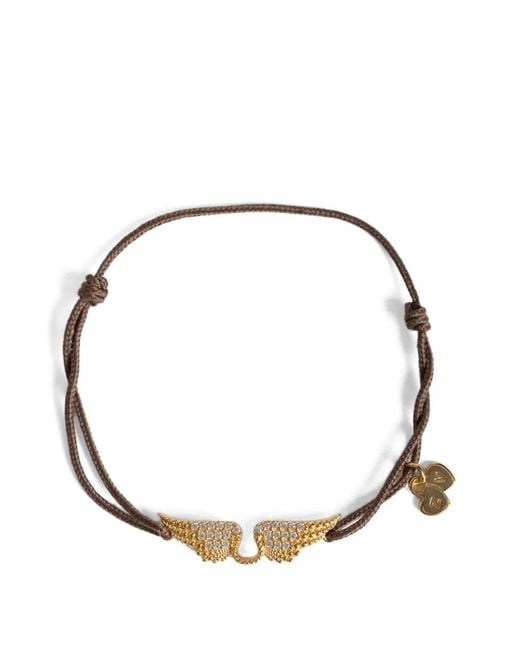 Zadig & Voltaire Metallic Wings Crystal-Embellished Bracelet