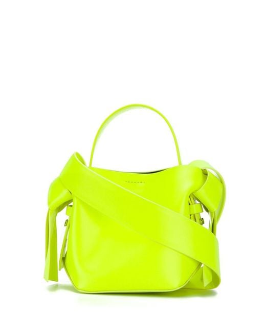 Acne Studios Musubi Micro Bag In Bright Yellow Leather | Lyst UK Acne Studios Musubi Micro Bag In Bright Yellow Leather | Lyst UK