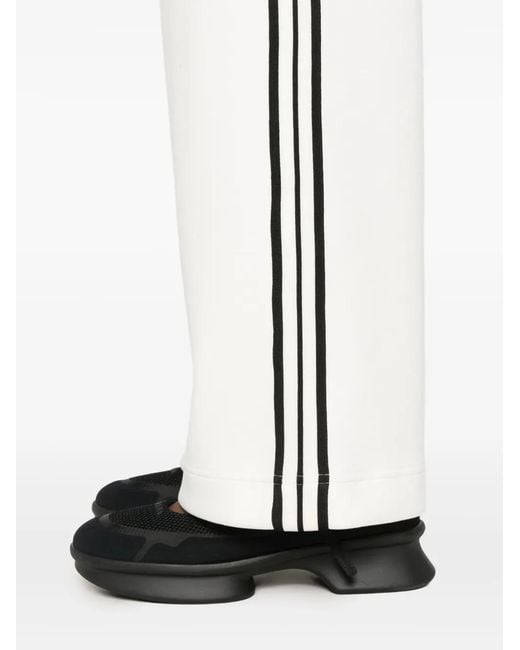 Twinset White Side-Stripe Pants