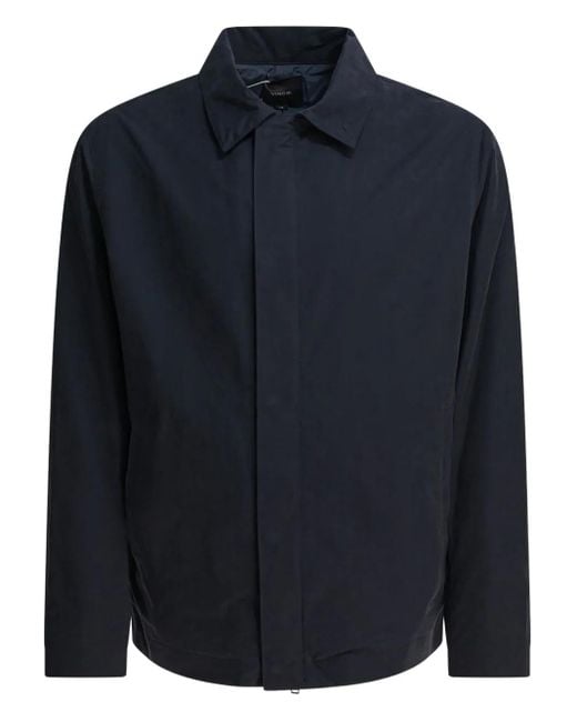Vince Reißverschluss-Jacke mit Knopfmanschetten in Blue für Herren
