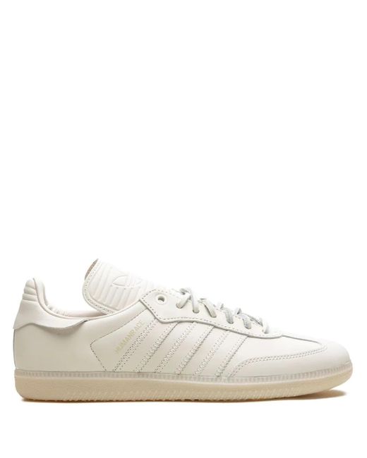 Adidas White X Pharrell Williams Samba Humanrace Sneakers