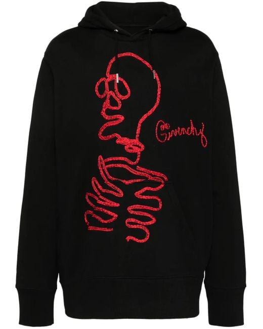 Givenchy メンズ ブラック グラフィック スウェットシャツ