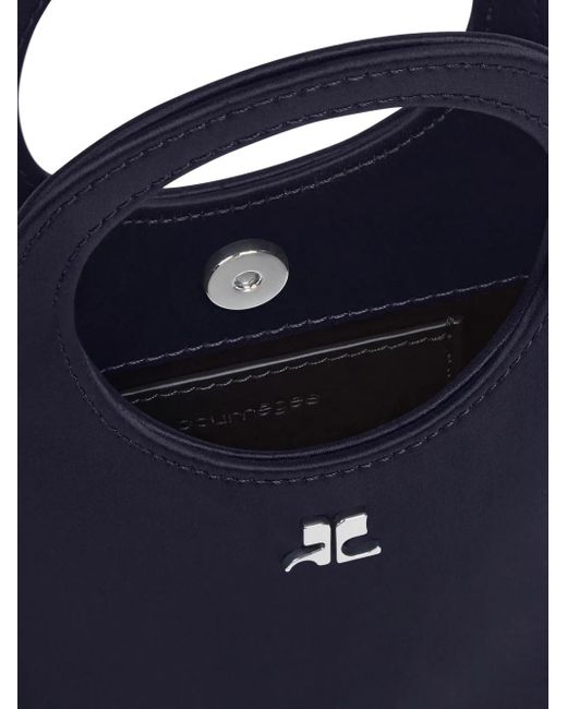 Courreges Blue Small Holy Tote Bag