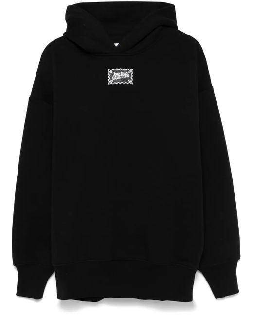 Jean Paul Gaultier Black Logo-Print Hoodie