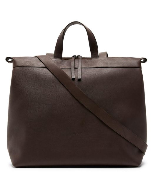Marsèll Brown Borso Leather Tote Bag