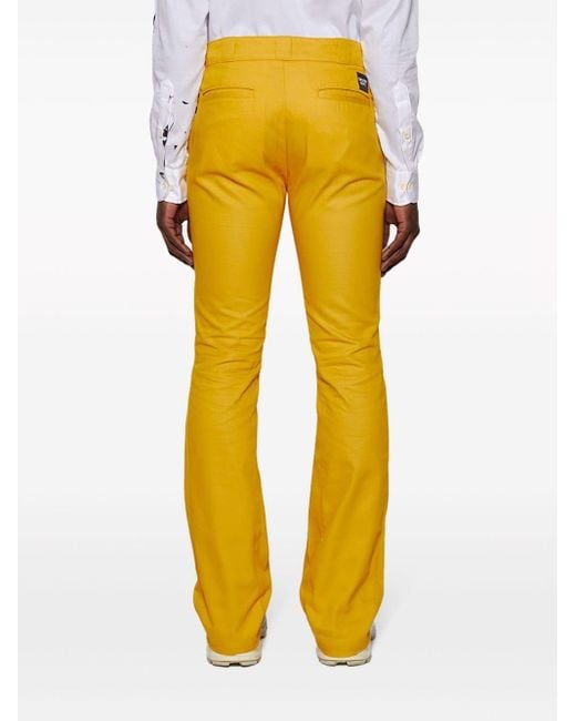 GALLERY DEPT. Yellow La Chino Flares Trousers for men