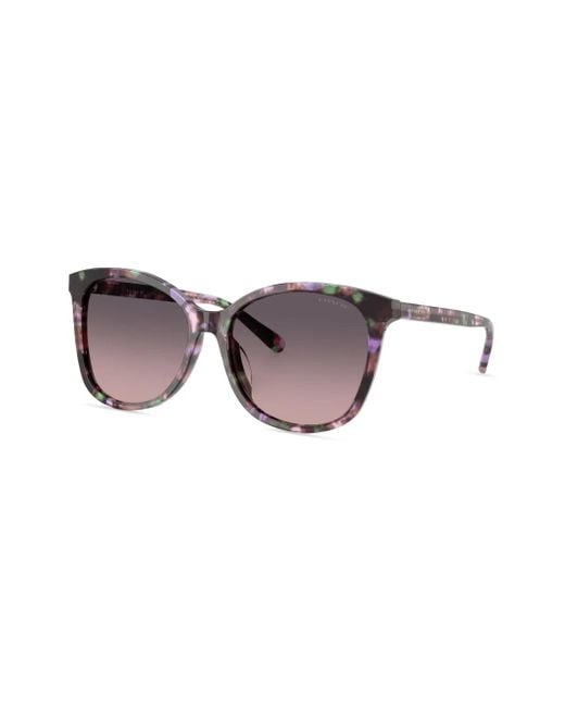COACH Brown Abstract-Pattern Sunglasses