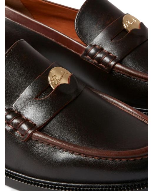 Claudie Pierlot Black Leather Loafers