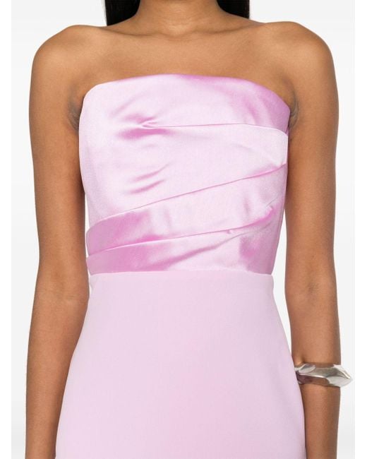 Solace London Pink The Afra Maxi Dress