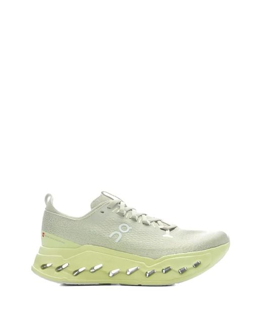 On Shoes Green Cloudsurfer Max Logo-Detail Sneakers for men