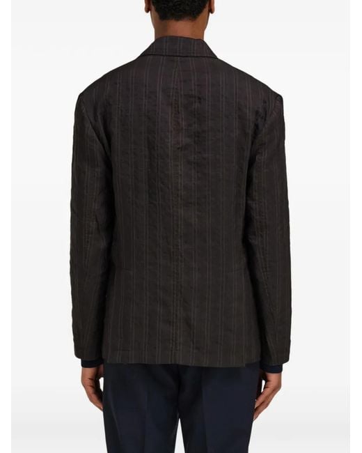 Ferragamo Black Single Breasted Blazer for men
