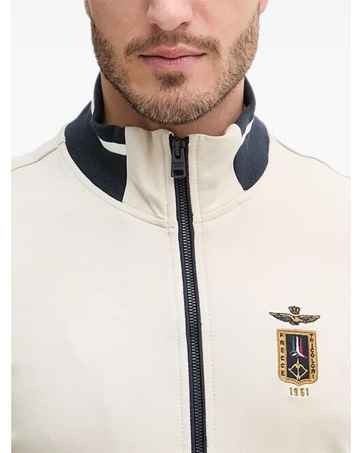 Aeronautica Militare Natural Zip Sweatshirt for men