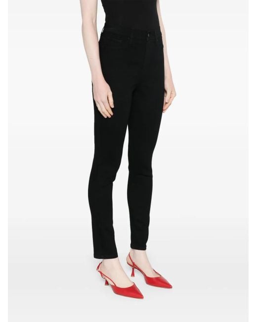 DKNY Black Logo-Patch Jeans