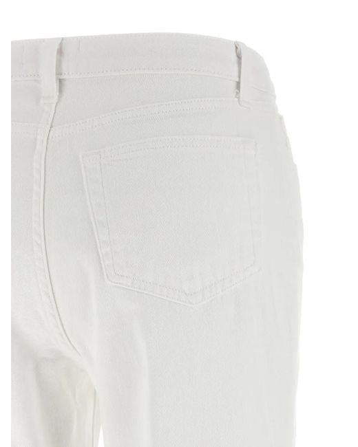 L'Agence White Wanda Flared Jeans