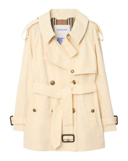 Trench Ceinturé Fitzrovia À Boutonnière Croisée Burberry en coloris Natural