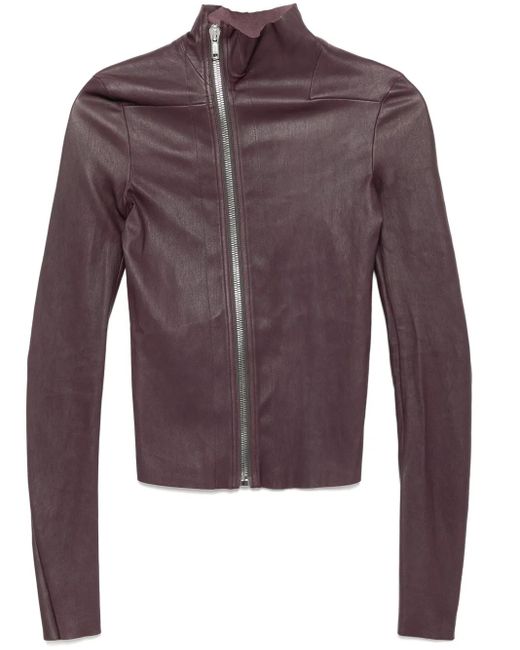 Rick Owens Purple Asymmetric Design Jacket