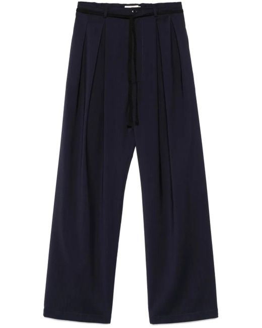 Barena インバーテッドタック パンツ Blue