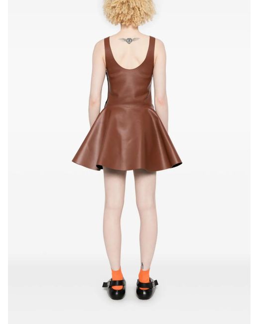 Abito Corto Circle di J.W. Anderson in Brown