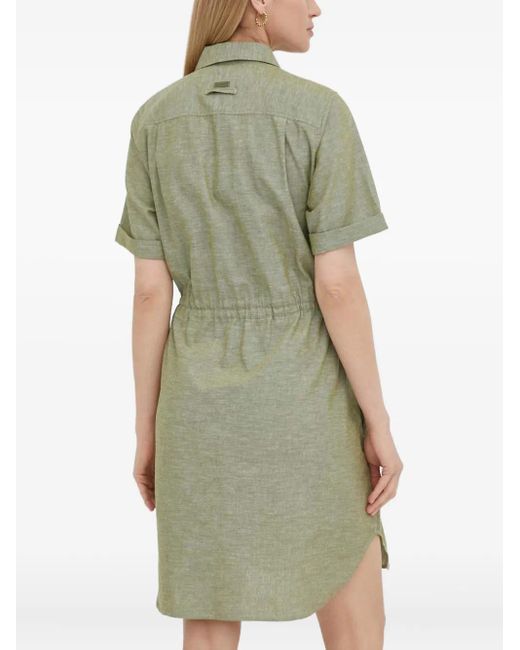 G-Star Green Buttoned-Pocket Dress