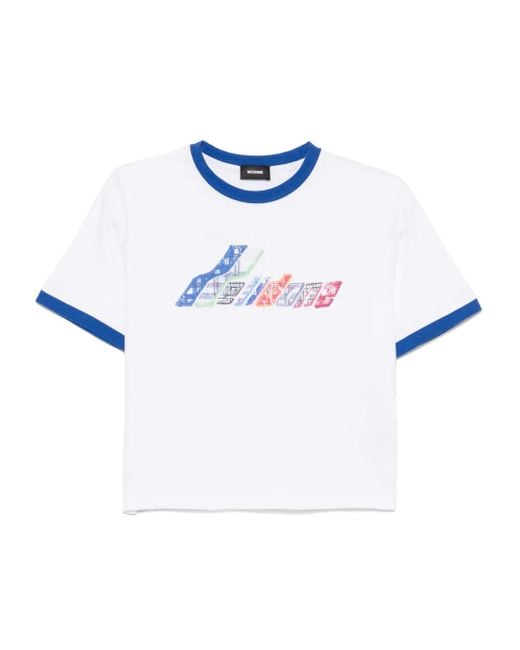we11done ロゴ Tシャツ Blue