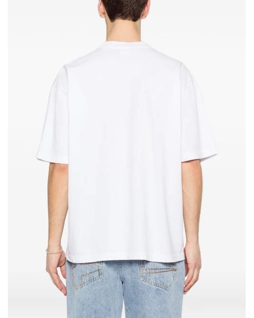 Badfriend Gray Graphic-Print T-Shirt for men