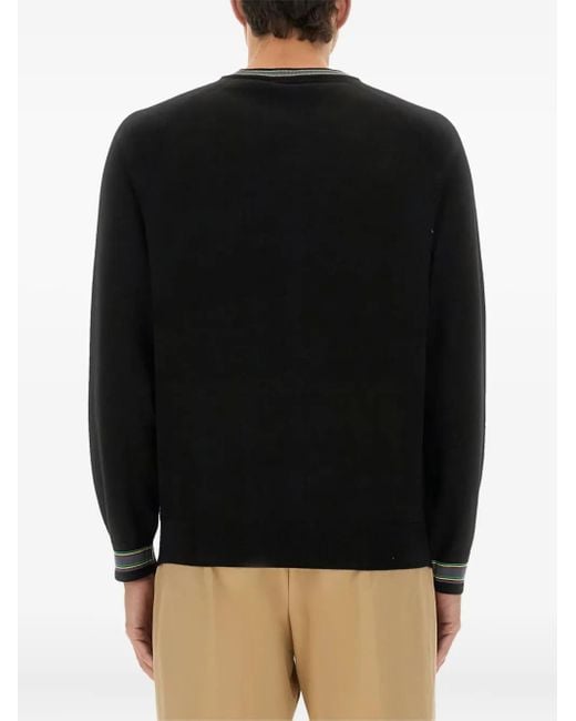Pull À Bords Rayés Paul Smith pour homme en coloris Black
