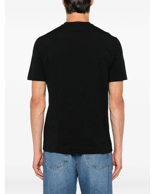 Magazzino Ricambi Black Ossigeno Crew-Neck Short-Sleeve T-Shirt for men