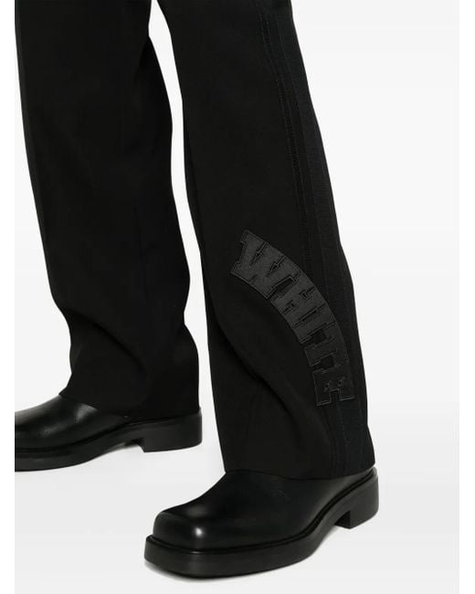 Off-White c/o Virgil Abloh Black Wool Trousers for men