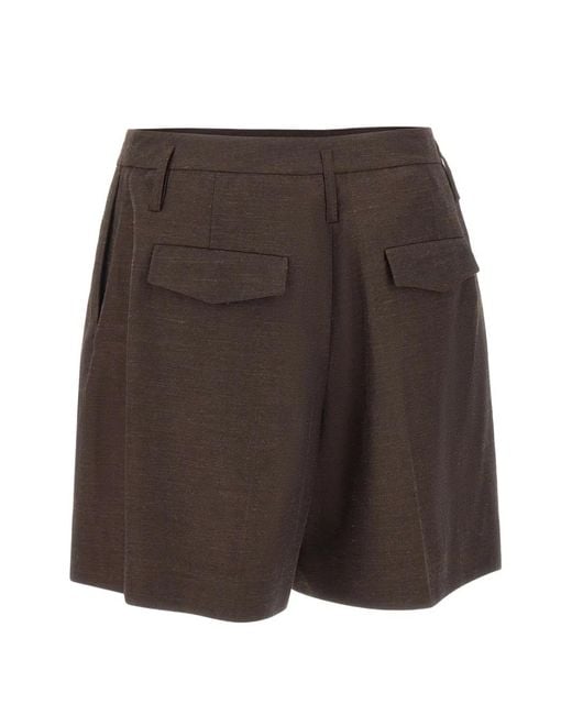 Herskind Villy Getailleerde Shorts in het Brown