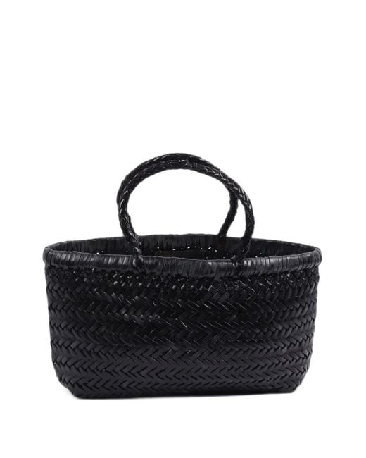 Borsa Tote Gora Mini di Dragon Diffusion in Black