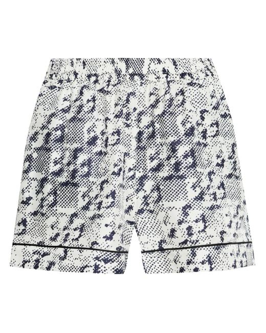 Tory Burch プリント ショートパンツ White