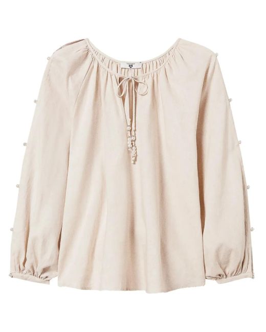 Twinset Natural Long-Sleeved Blouse