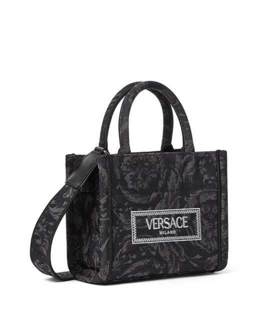 Versace バロッコ アテナ ハンドバッグ Black