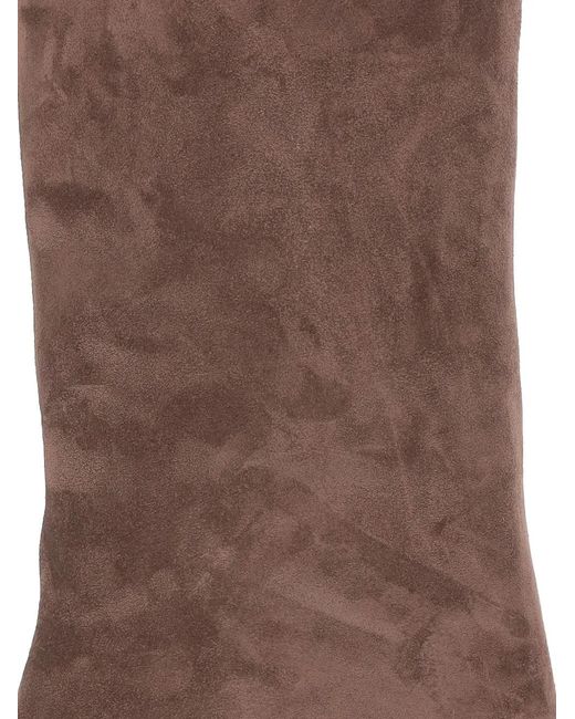 AMINA MUADDI Brown 60Mm Fiona Tapered-Toe Slip-On Boots