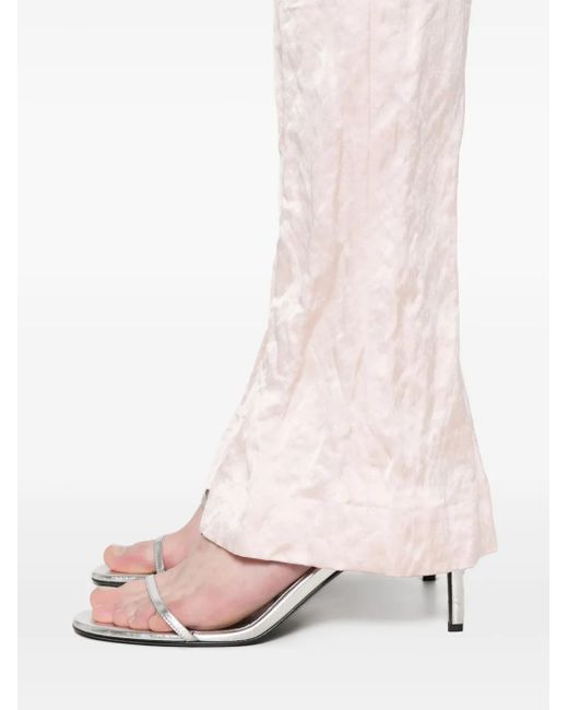 Blumarine テクスチャード サテンパンツ Pink