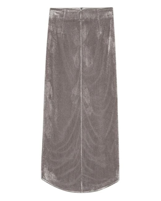 Remain Asymmetrische Midi-Rok in het Gray