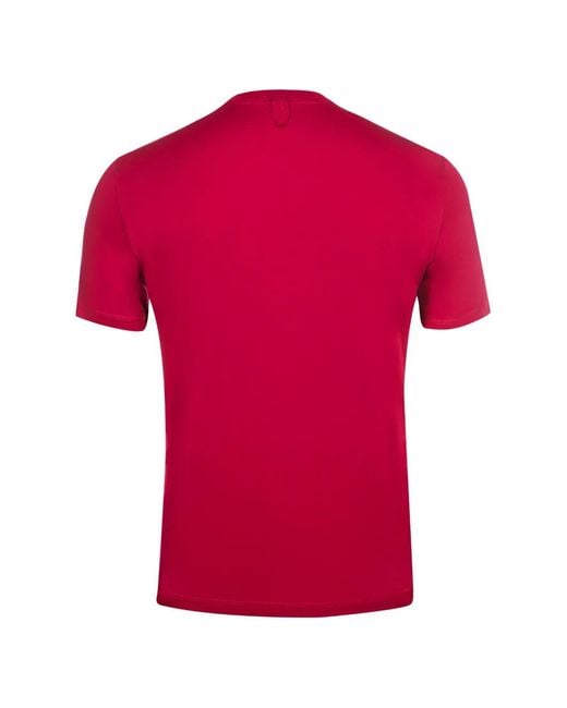 Billionaire Red T-Shirt À Col V for men