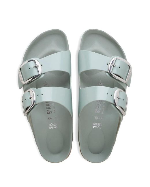Birkenstock Green Sandales Arizona En Cuir