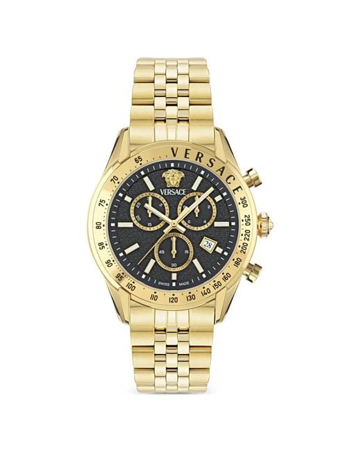 Versace Metallic Chrono Master 44Mm Watch for men