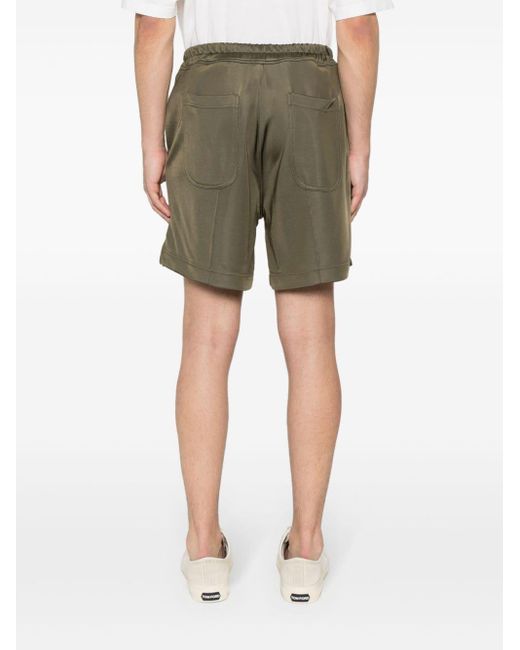 Pantalones cortos de chándal con costuras Tom Ford de hombre de color Green