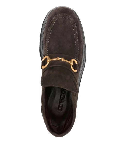 Pomme D ́Or Black Nicky Suede Loafers