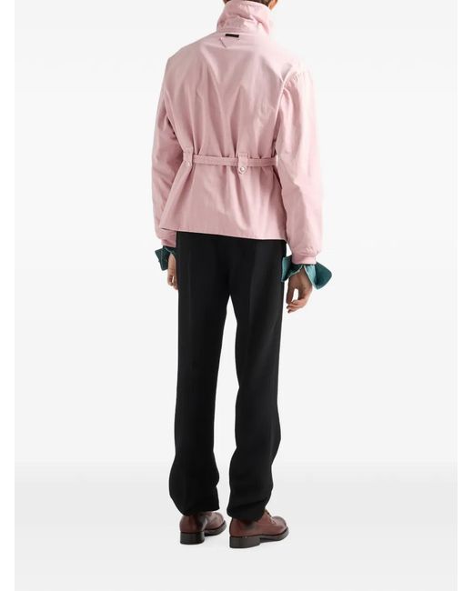 Prada Pink Poplin Jacket for men