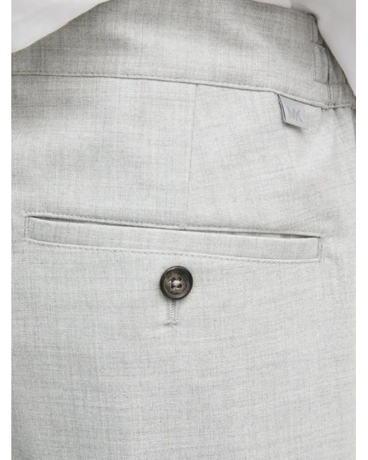 Michael Kors Gray Drawstring-Waist Pants for men