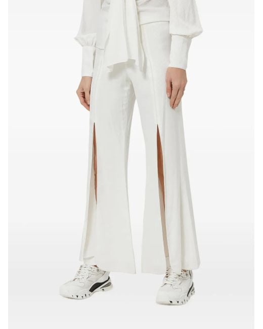 Alexis White Flared Trousers