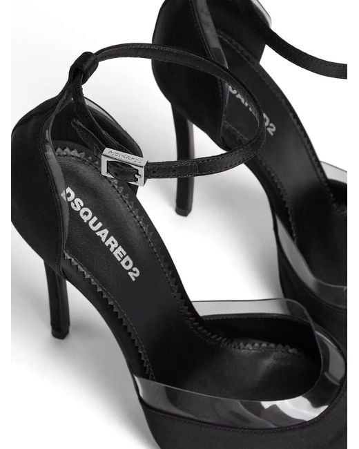 DSquared² Black 110Mm Satin Pumps