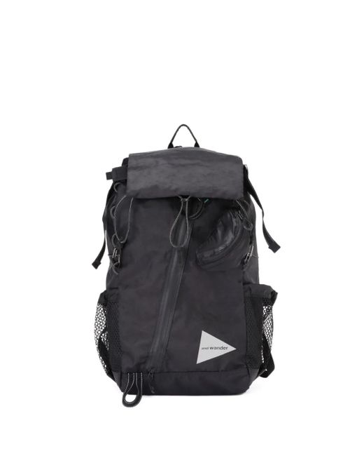 Sac À Dos À Brides Ajustables And Wander pour homme en coloris Black