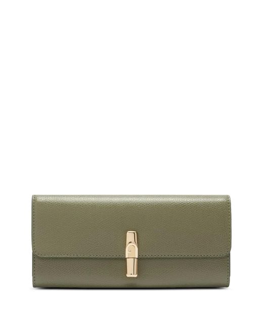 Furla Green Extra Large Iride Continental Wallet