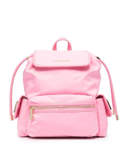 Chiara Ferragni Pink Logo-lettering Backpack